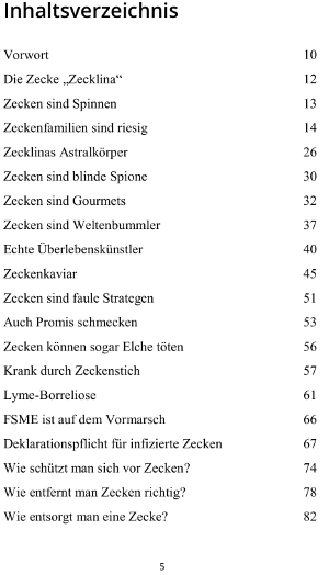 Welchem Zwecke dient die Zecke Blick ins Buch 05