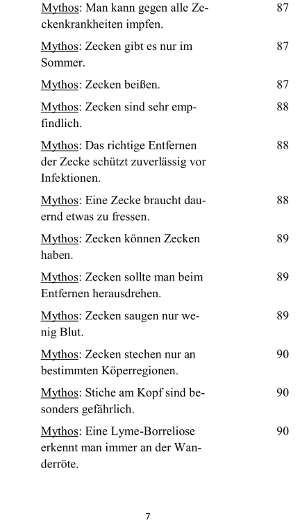 Welchem Zwecke dient die Zecke Blick ins Buch 07