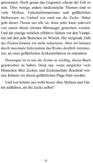 Welchem Zwecke dient die Zecke Blick ins Buch 11