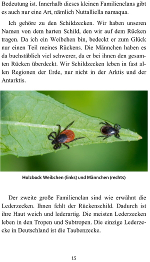 Welchem Zwecke dient die Zecke Blick ins Buch 15